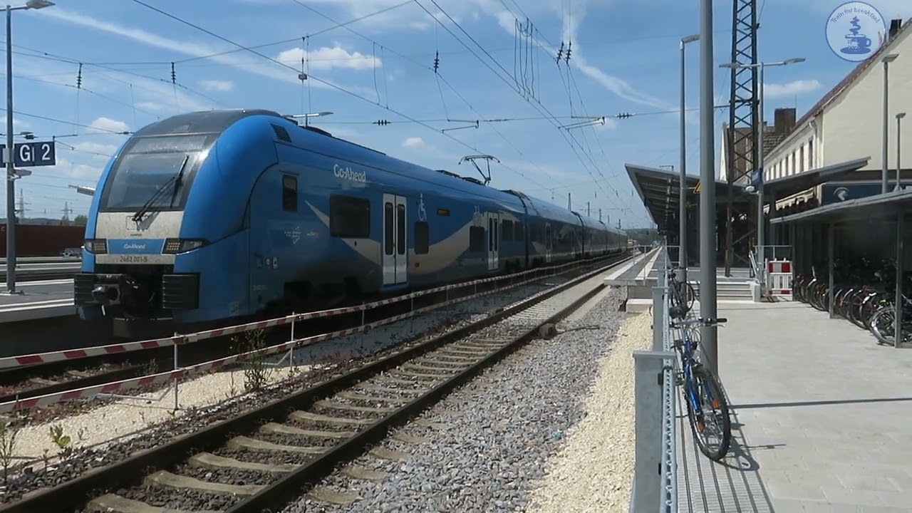 Train For Breakfast #210  Siemens Desiro HC with RB 87 in Donauw&ouml;rth   [ 06.2023 ]