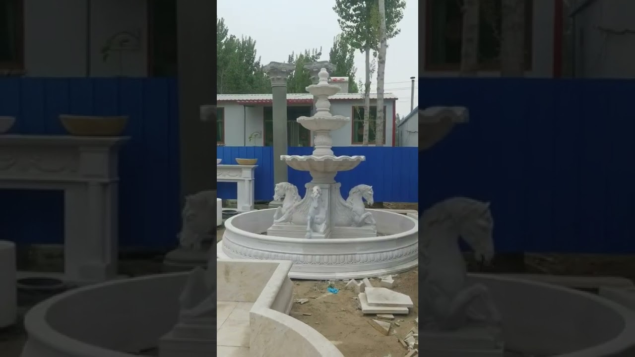 Marble fountain, Natural Stone fountain, water fountain, hand carved, factory Wholesale