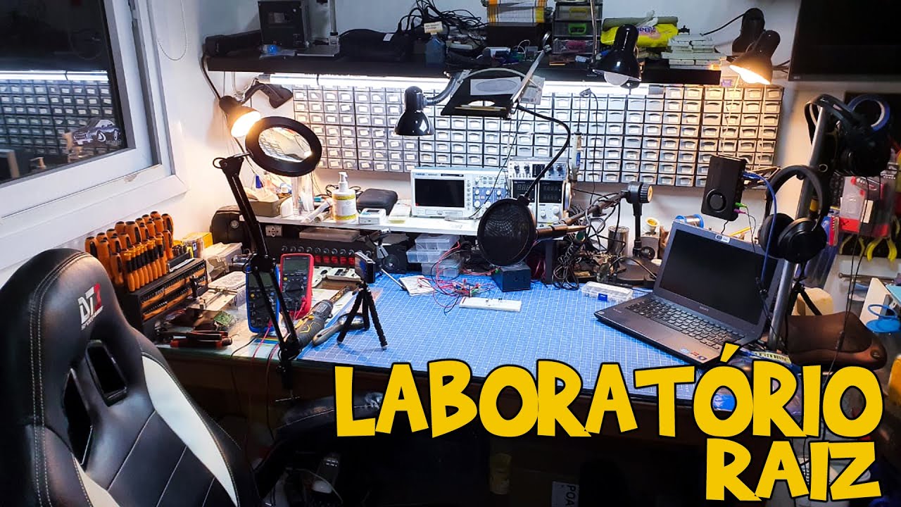 MEU LABORATÓRIO DE ELETRÔNICA - DANIEL SCHERER - CANAL ELETRÔNICA E TECNOLOGIA.
