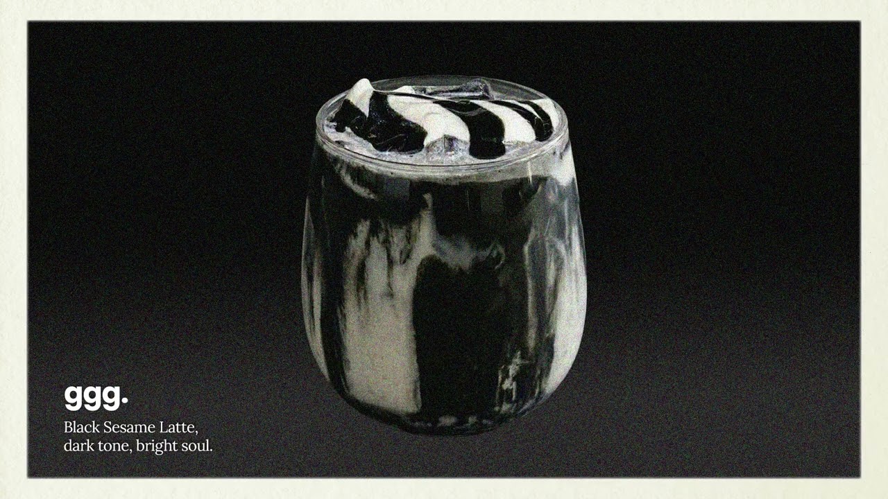 black sesame latte.
