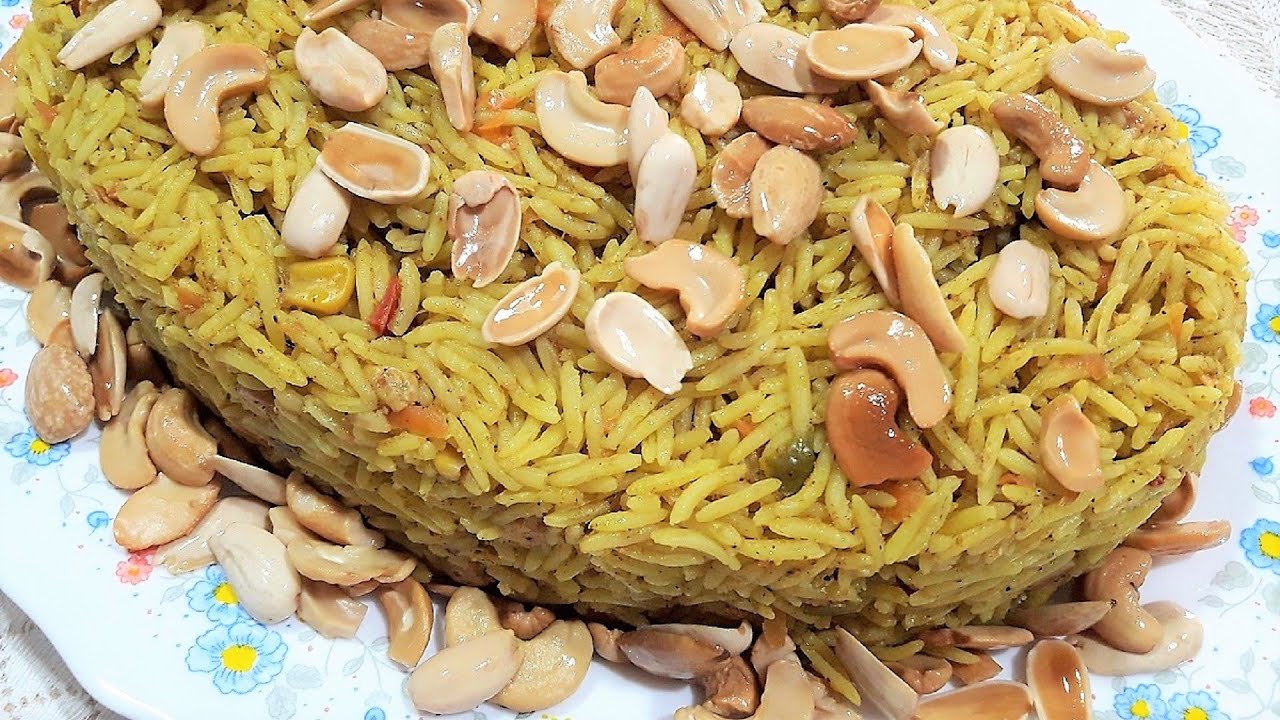 رز بالخضار والفروج بتوابل الكبسه - ام عبدو الحلبيه الاصليه Om3abdo