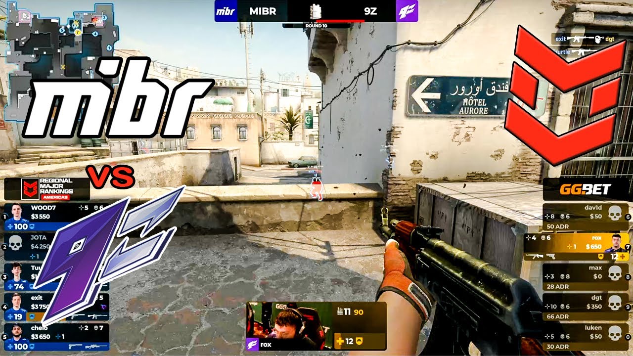 MIBR vs 9z - HIGHLIGHTS | PGL Major Antwerp 2022 Americas RMR | Swiss Round | CSGO