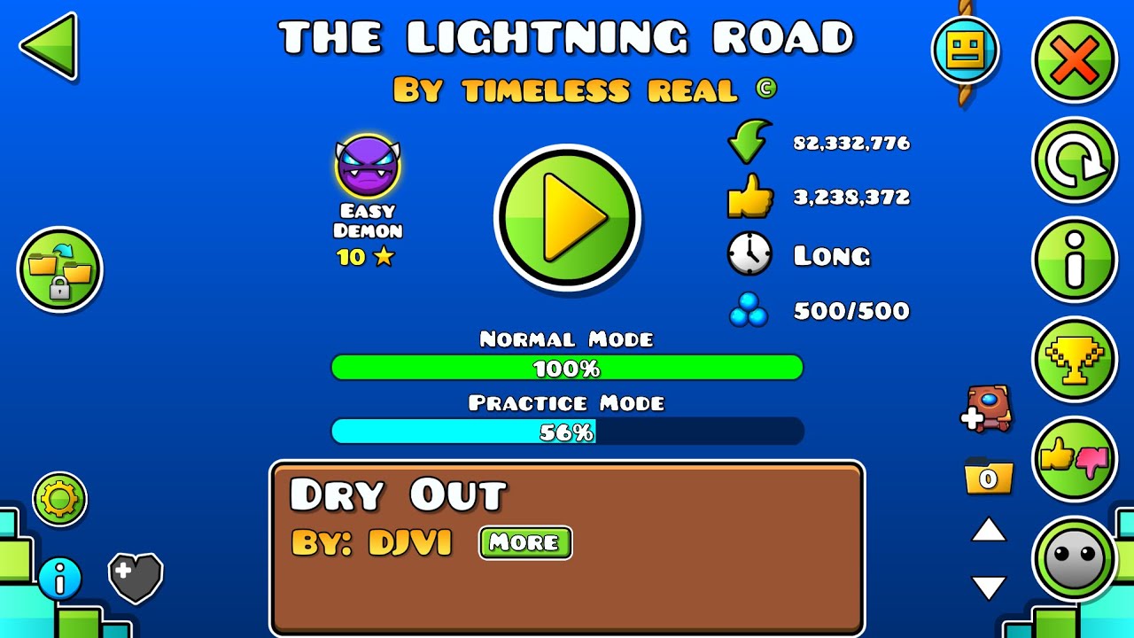 I beat the lightning road 100%