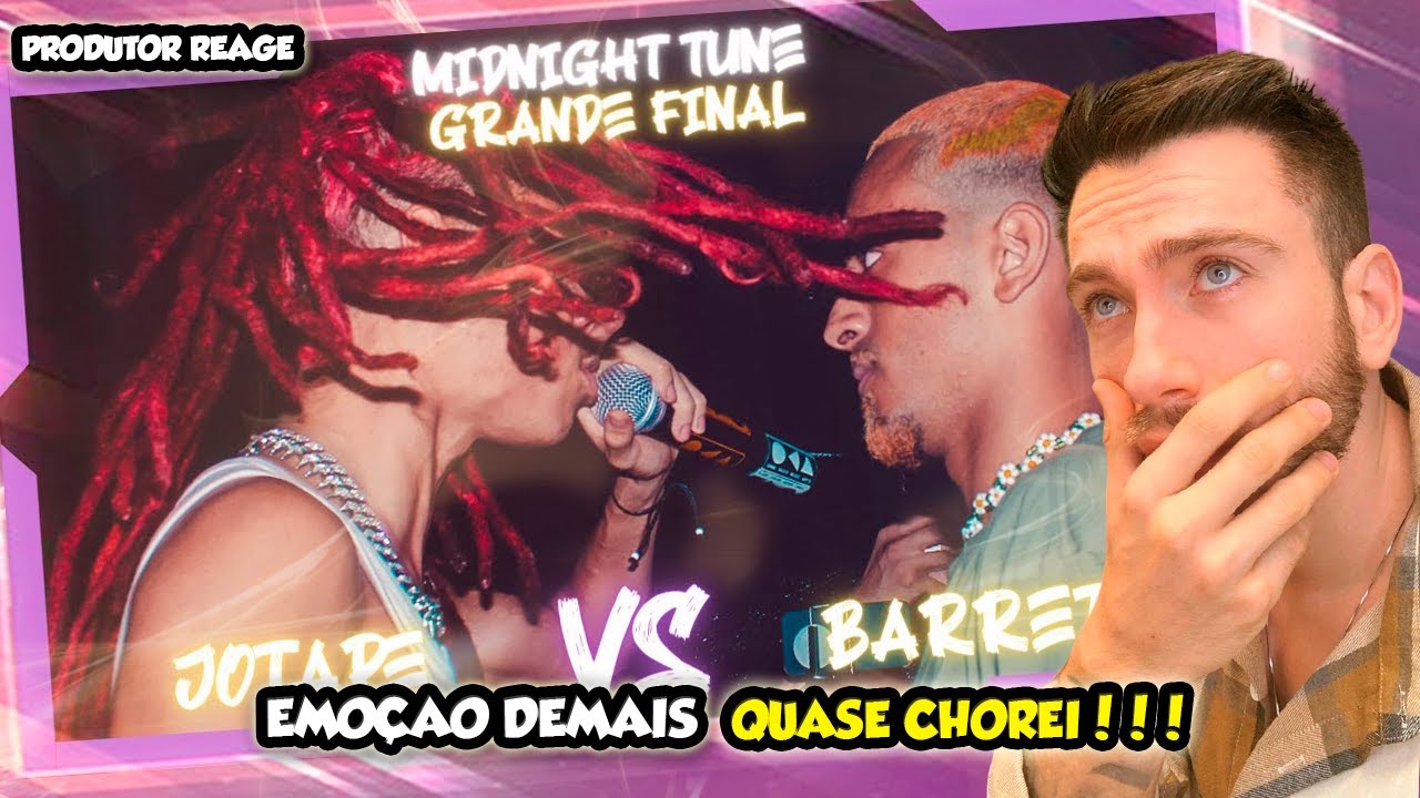 Produtor Reage (A MELHOR DO ANO) BARRETO X JOTAPÊ |GRANDE FINAL + FREE DO CAMPEÃO MIIDNIGHT (REACT)