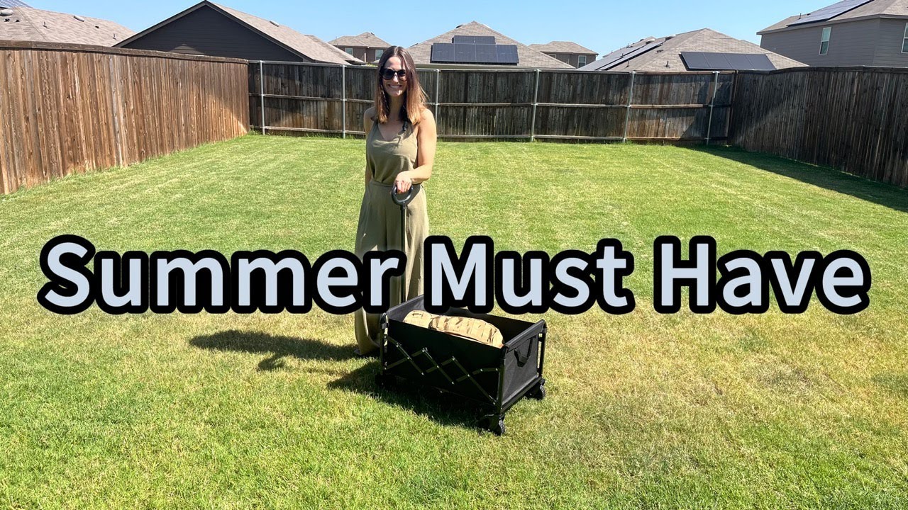 Amazon finds for outdoor hauling: FFQ foldable wagon cart review 