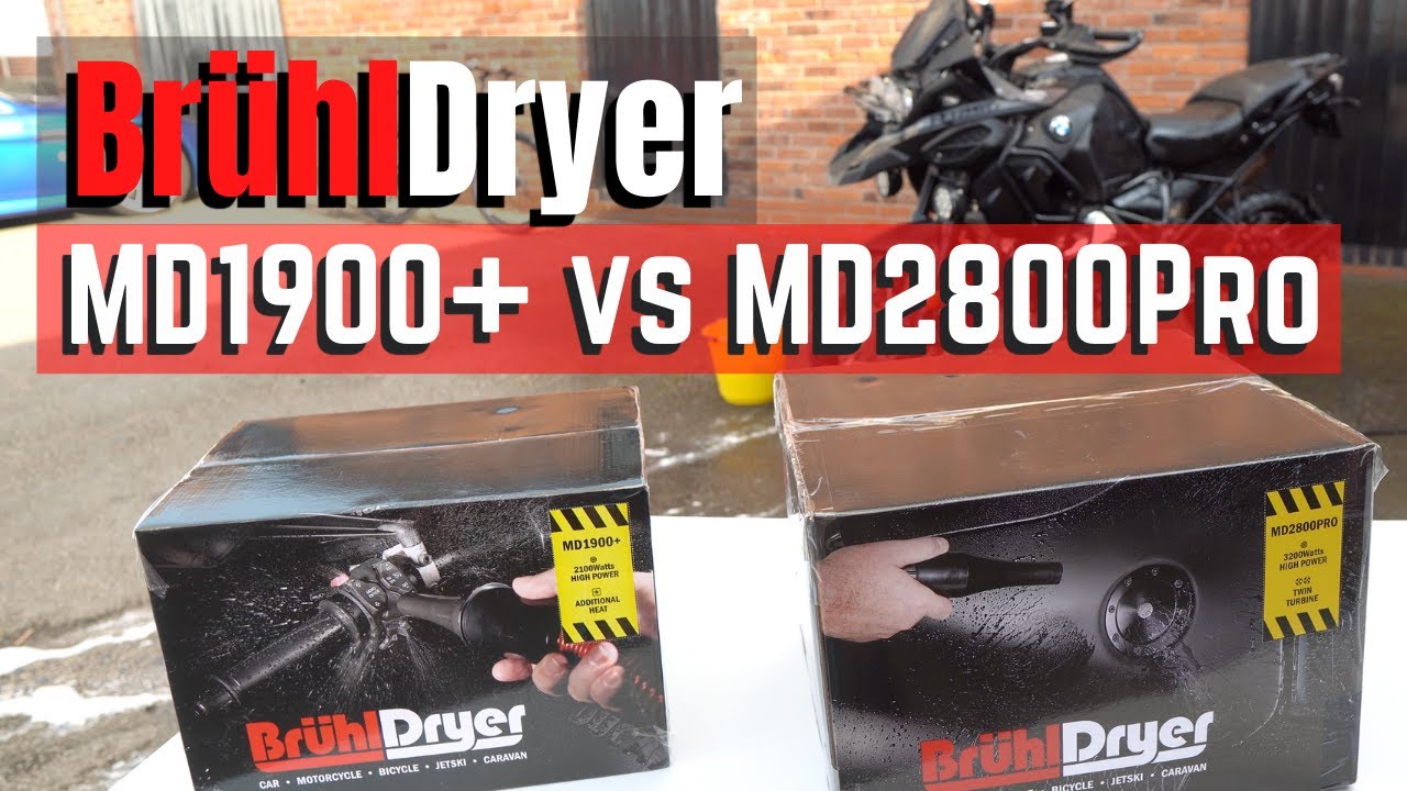 Bruhl MD1900+ Vs Brühl MD2800Pro Motorcycle Dryer