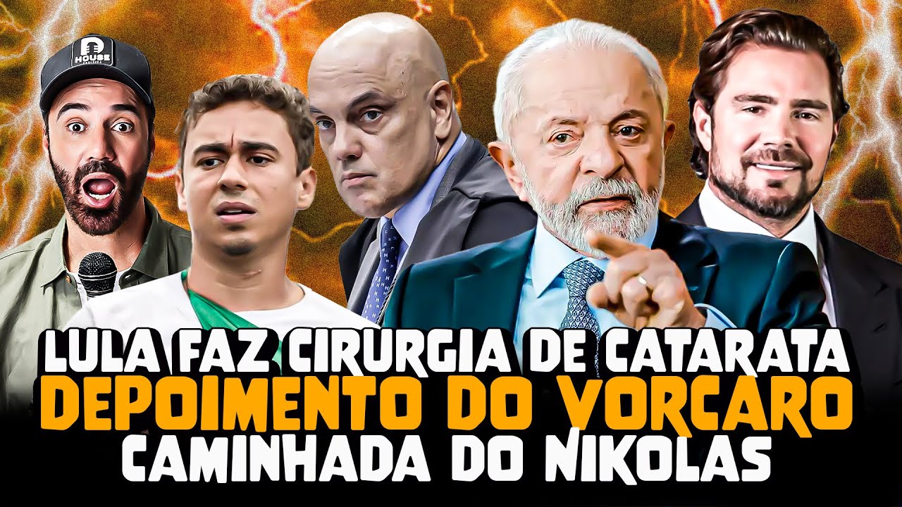 LULA E A CIRURGIA DA CATARATA | DEPOIMENTO VORCARO | CAMINHADA DO NIKOLAS - STAND UP DIOGO PORTUGAL