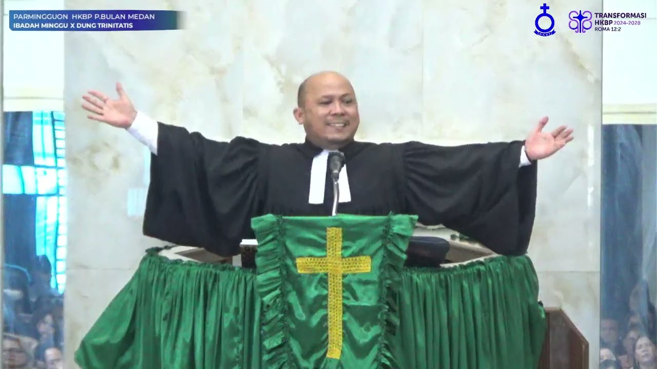 Ibadah Minggu X Setelah Trinitatis HKBP P. Bulan Medan, Minggu, 24 Agustus 2025 | Pukul  10.30 WIB