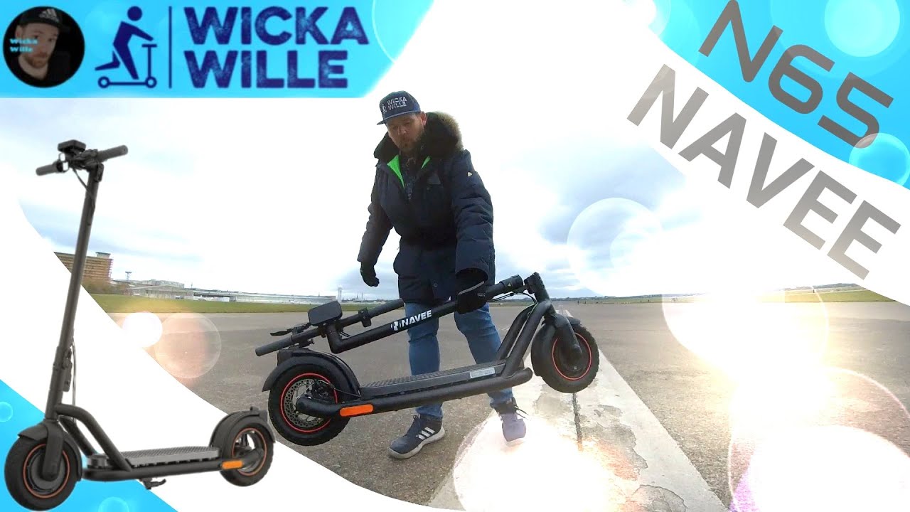NAVEE N65, 120kg Zuladung, Xiaomi e-Scooter ohne deutsche Strassenzulassung, 25 Km/h, 12,5Ah, 48V!