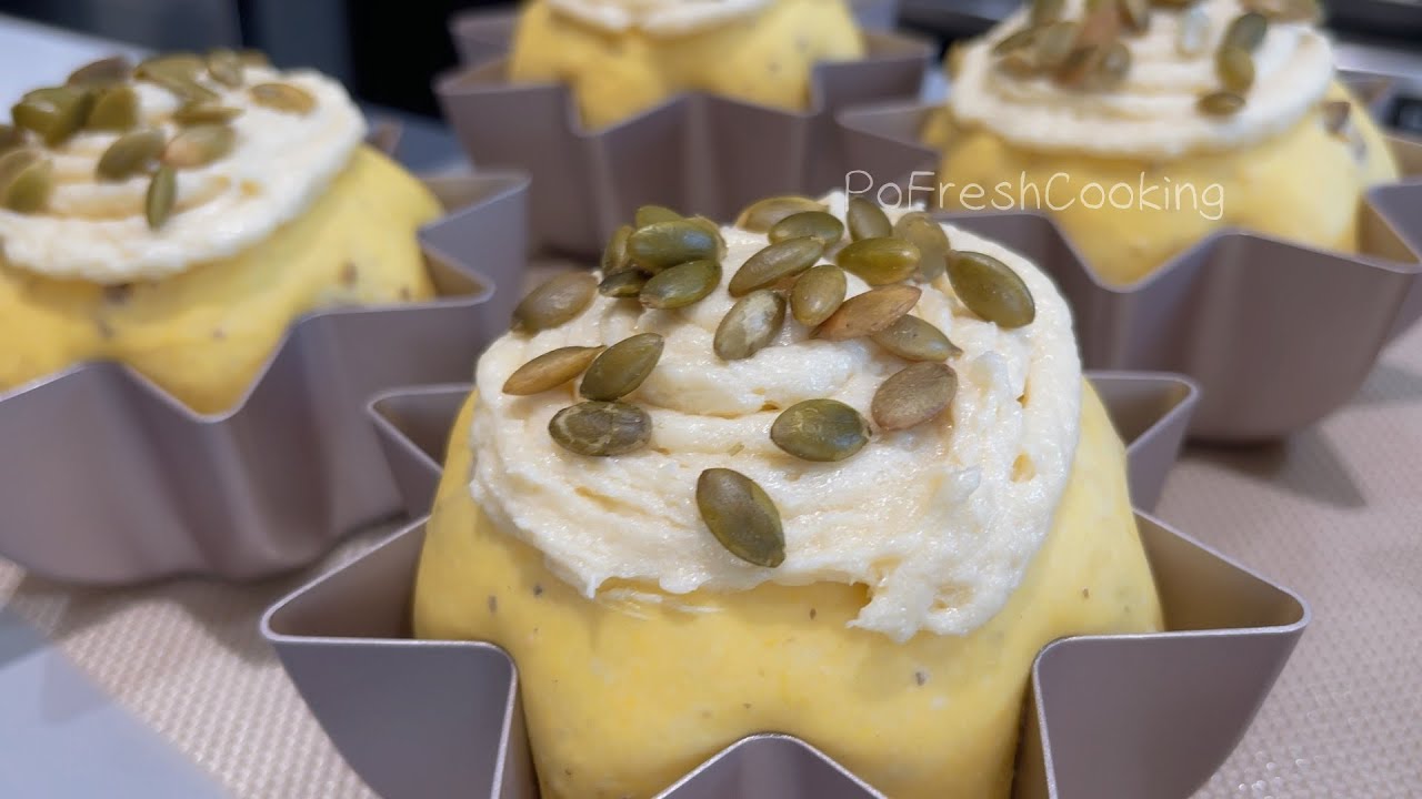 Pumpkin Chestnut Buns ～ 南瓜栗子包 ～ 表皮香酥可口 ～ 鬆鬆軟軟超好吃 ～