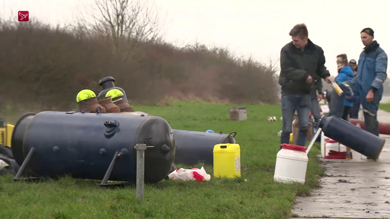 Carbid schieten in Zeewolde