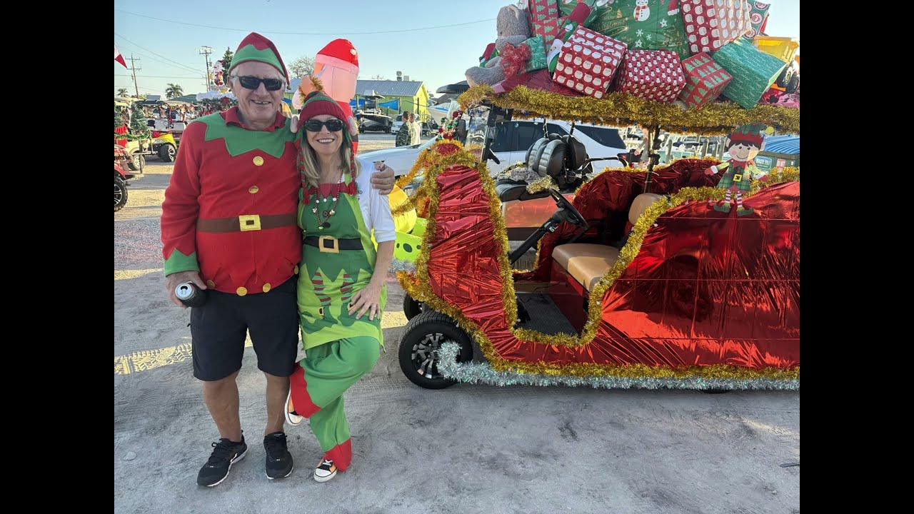 St James City Golf Cart Ride XMAS PARADE!