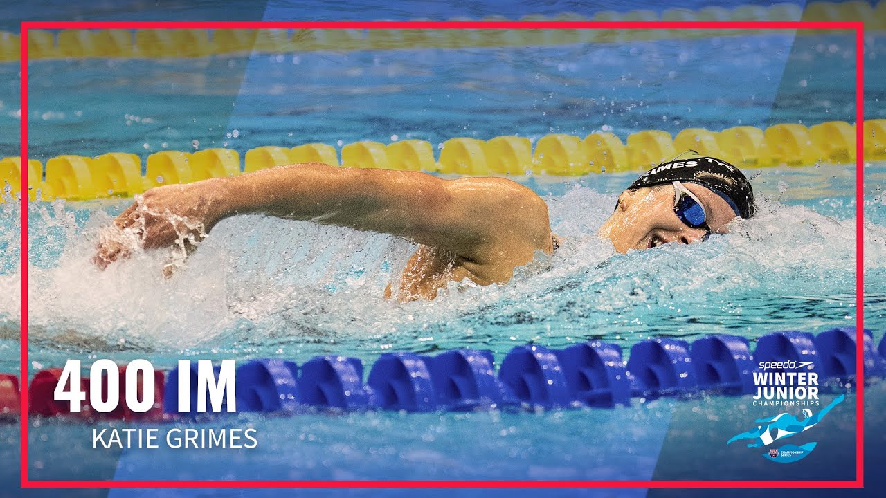 Katie Grimes Swims a 3:57.02 in Women's 400 IM | 2022 Speedo Winter Junior Championships West