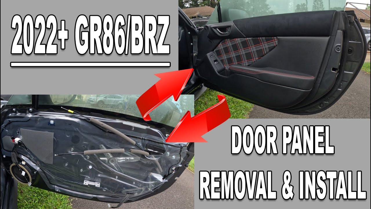 2022+ BRZ GR86 Door Card Panel Removal and Install