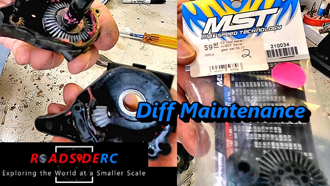 MST RMX2.0S - How to: Diff Gear Replacement