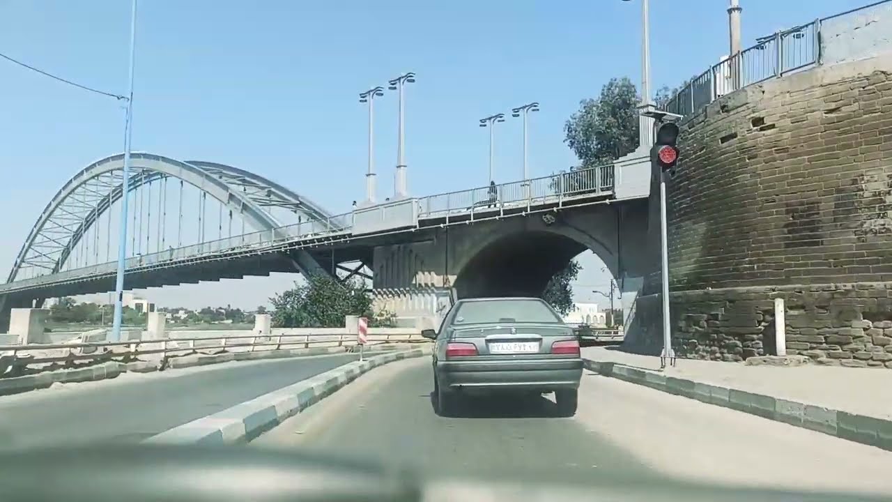 Cruising Through Ahvaz A Scenic Drive Through the Heart of the City 🚗✨
