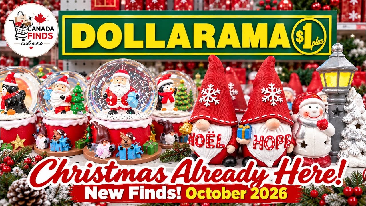 Dollarama Canada 🎄 Christmas Is Already Here! New Finds | October 2026