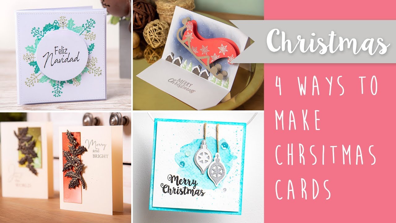 Four Ways to Make Christmas Cards - Sizzix