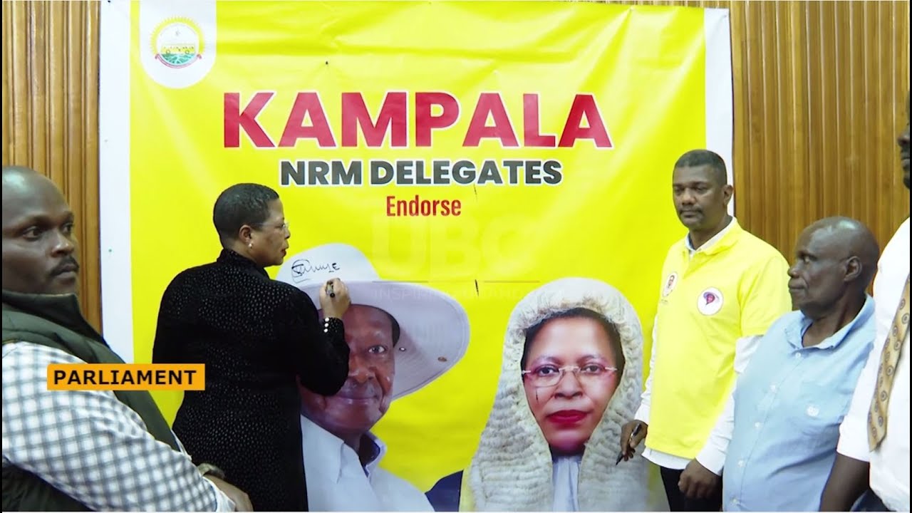 Kampala NRM Chairpersons back Speaker Among for party top seat, the CEC seat just got hotter!