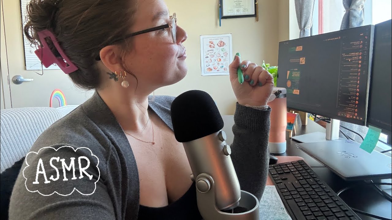 asmr college advisor roleplay 📚✏️🎓