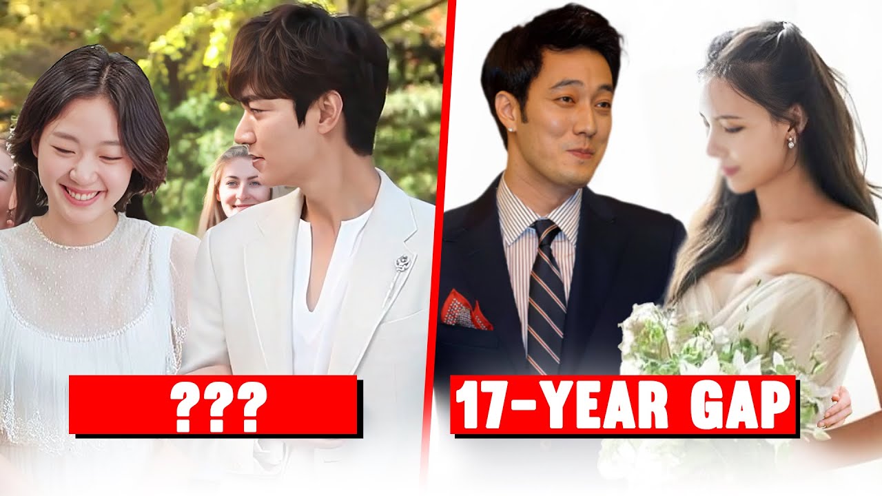 Top 10 Famous Korean Actors Who Married Younger Women! 2025
