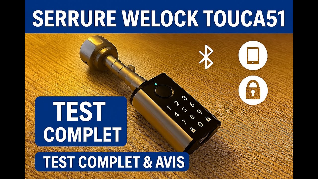 Test complet WELOCK ToucA51 : la serrure connect&eacute;e &agrave; empreinte digitale la plus simple &agrave; installer ?