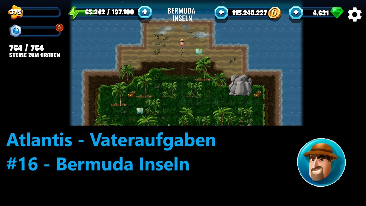 Lets Play Diggy's Adventure - Atlantis - Vater #16 – Bermuda Inseln (deutsch/german)