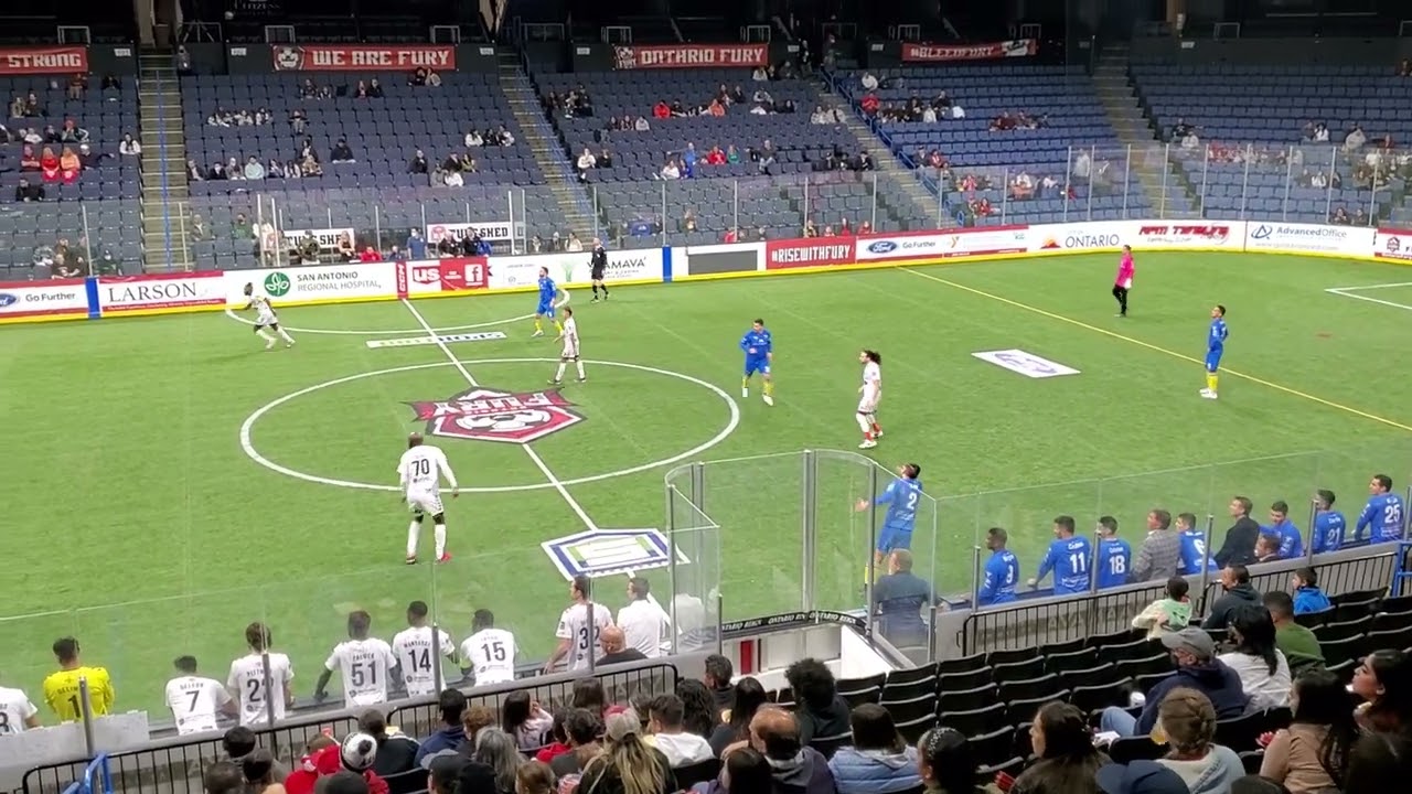 Ontario Fury (Empire Strykers) Power Play vs. San Diego Soccers. MASL