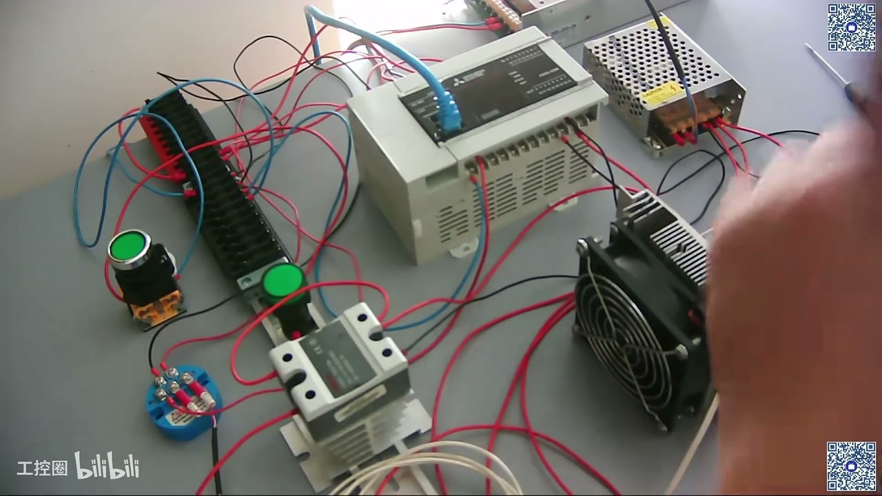 122课 三菱 FX5U PLC - 恒温控制Ⅰ
