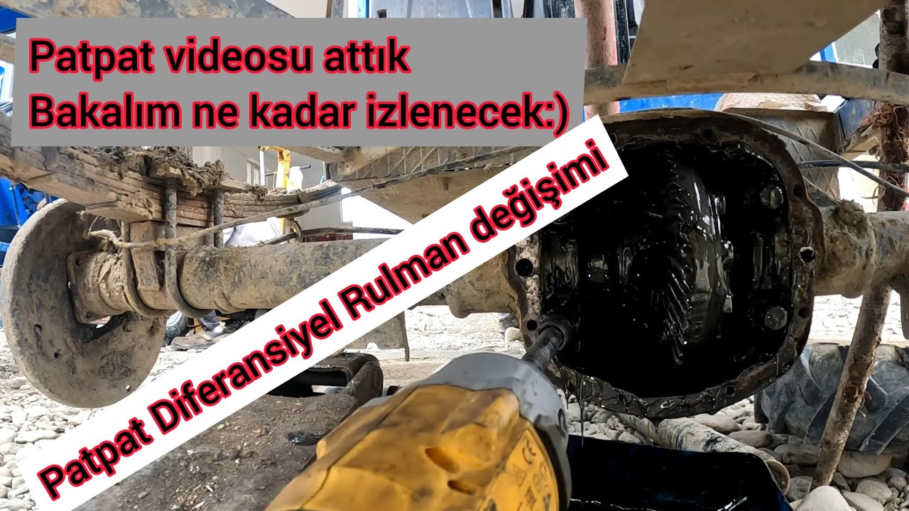 Patpat Diferansiyel Rulman dağıtmış / Sadece Rulman ve Keçe değişimi yaparak Tamir ettik