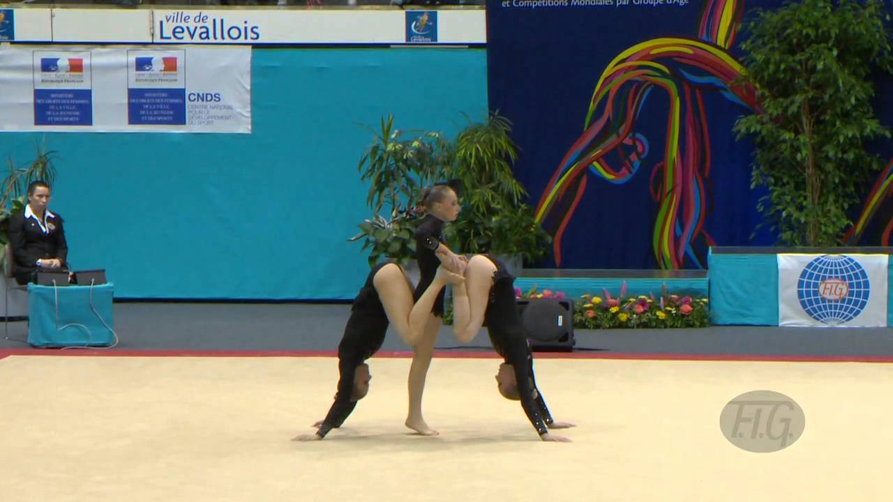 AUSTRALIA  Women's Groups - Balance Qualifications  -- 2014 Acrobatic Worlds, Levallois-Paris (FRA)