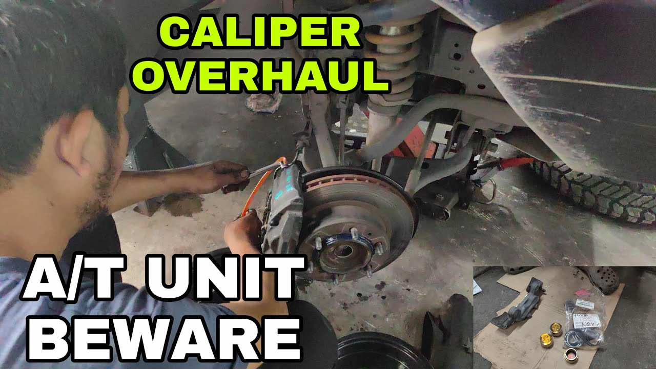 Fortuner maintenance  brake caliper overhaul brake issue October 2025