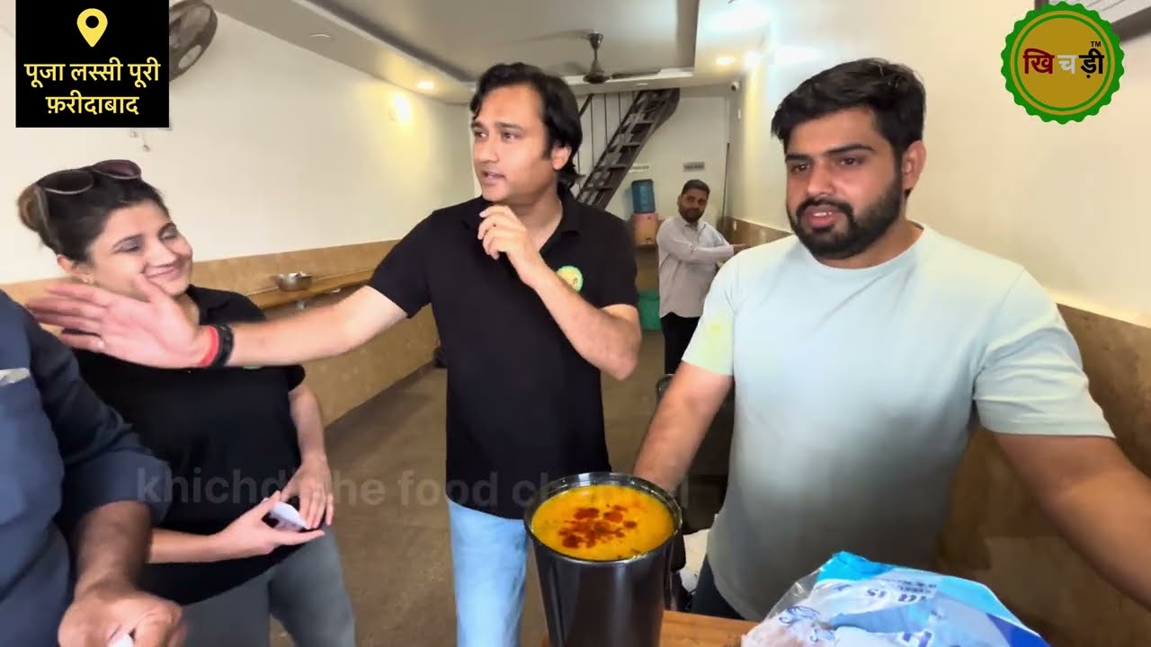 Indulge in Faridabad's Finest: Pooja Lassi Poori Delights | Best Poori Sabzi | Faridabad Food Tour