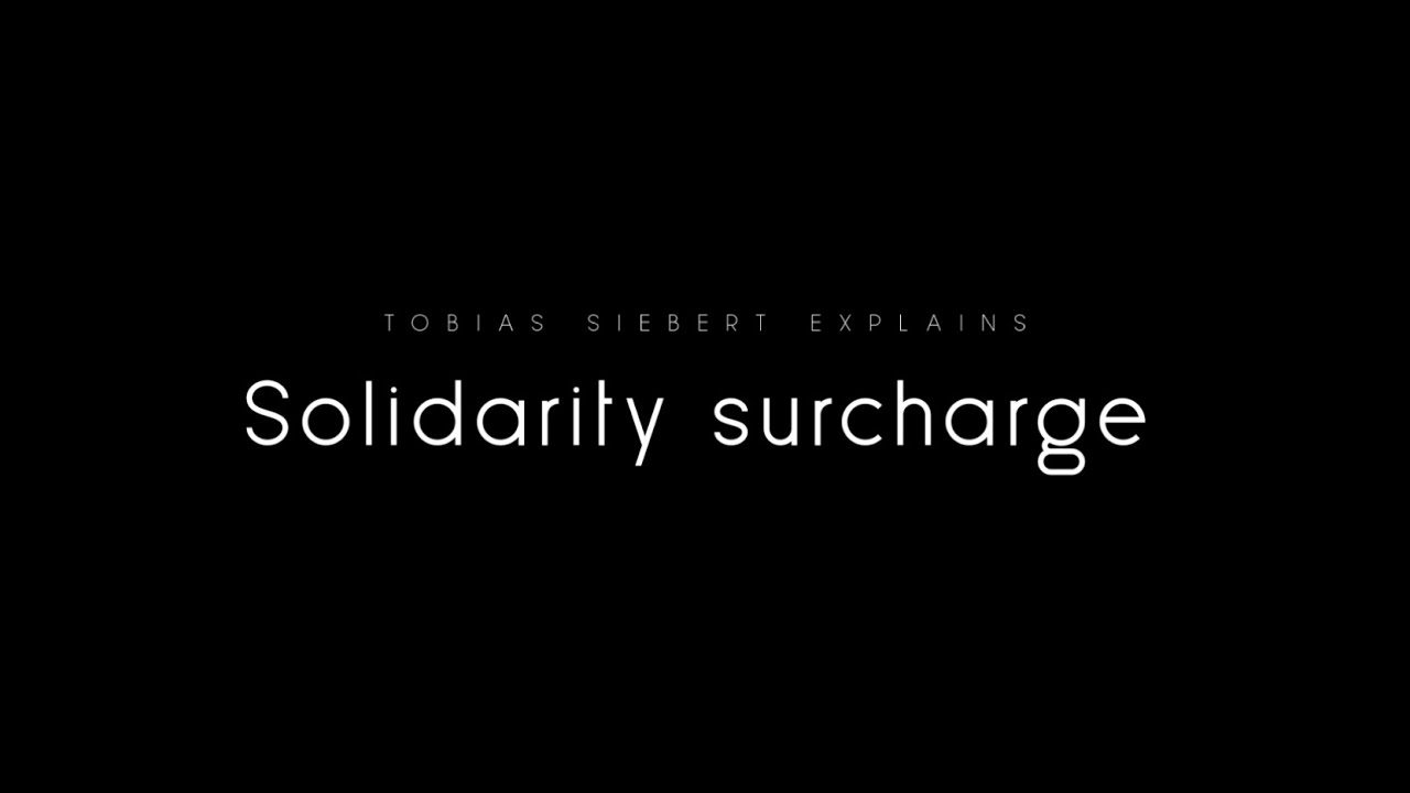 Tobias Siebert explains solidarity charge
