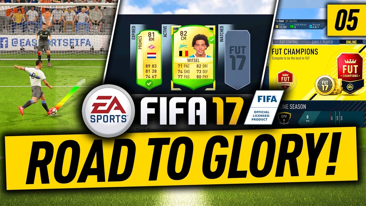 FIFA 17 ROAD TO GLORY EP 5 - FUT CHAMPIONS & NEW PLAYERS!