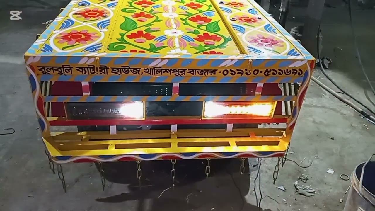 চায়না মডেলের বাংলা মোটা চাকার ভ্যান গাড়ি খুবই চমৎকার না দেখলেই মিস করবেন 