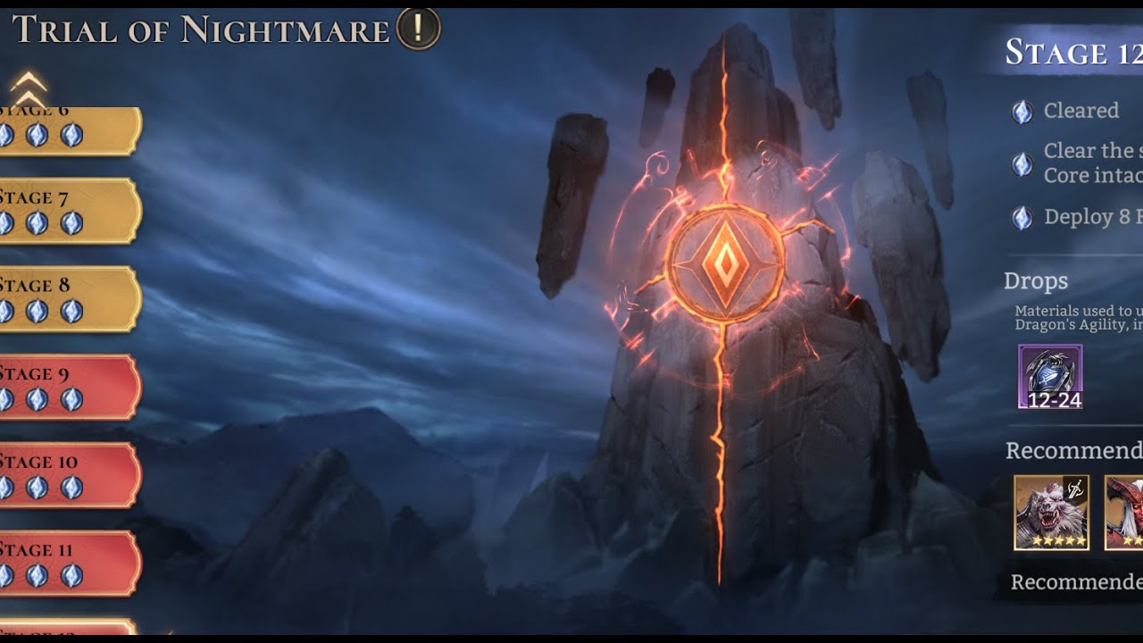 Watcher of Realms Nightmare Faction Trail Stage 12