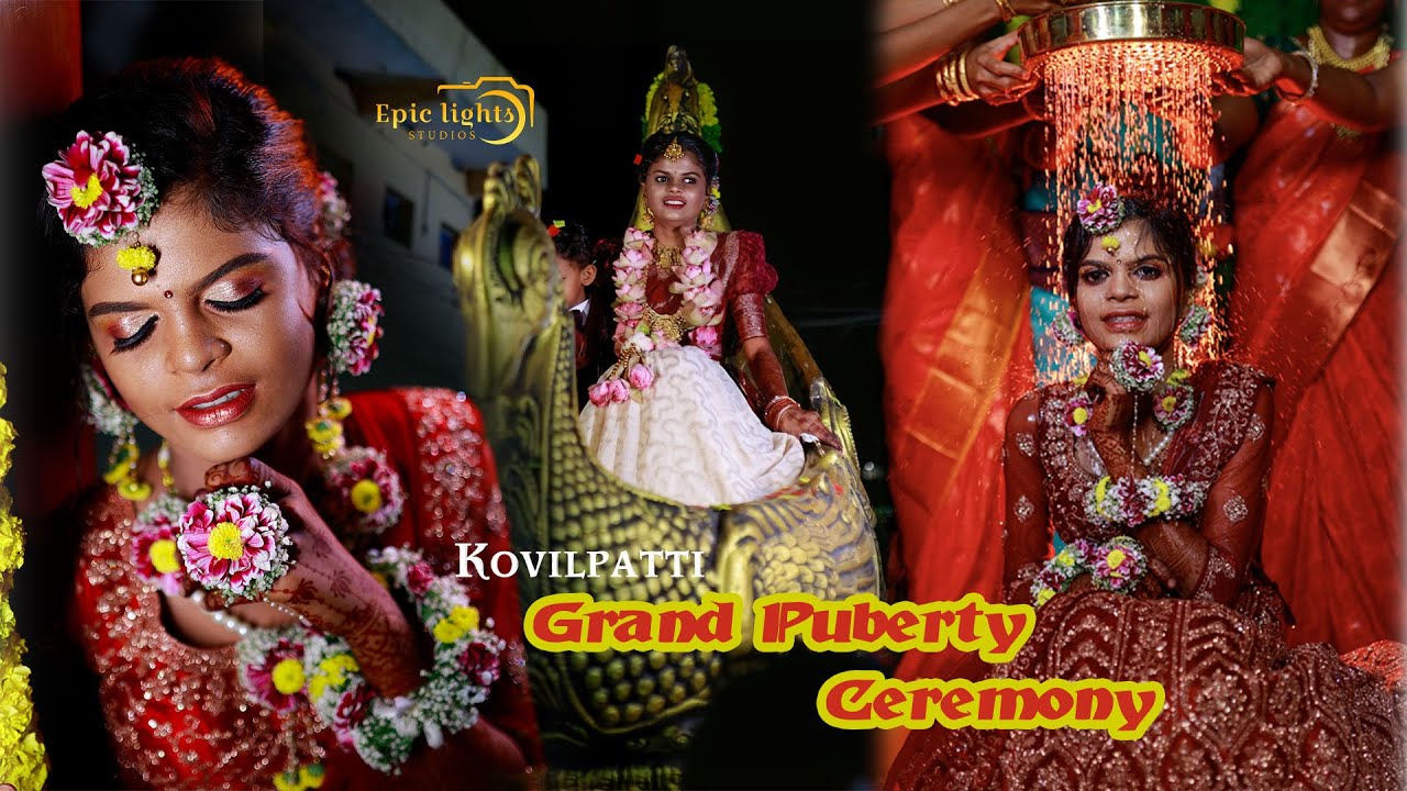 Kovilpatti Grand Puberty | Vhai Sri Puberty Highlights | EPIC LIGHTS STUDIOS  | LG Selva Mahal