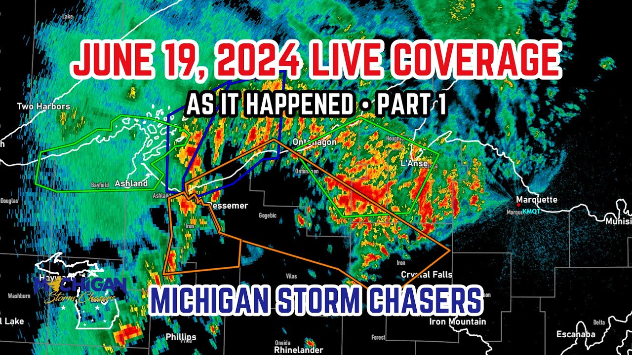 June 19th, 2024 Severe Weather Coverage, As It Happened | Part 1 &bull; Early Morning Winds in the U.P.