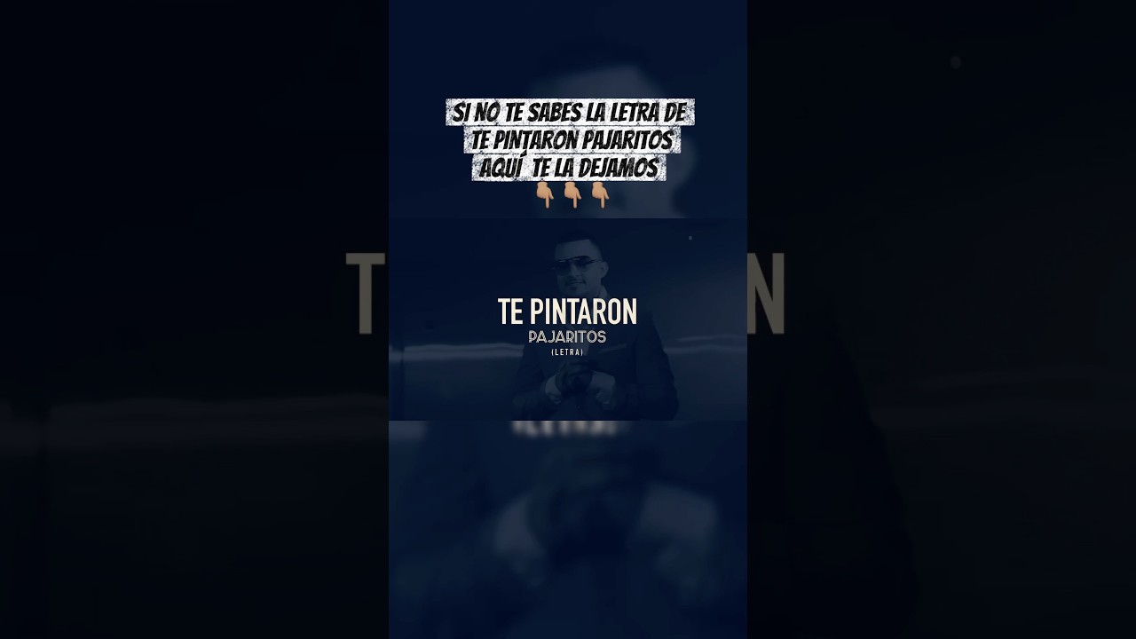 AÚN NO TE SABES LA LETRA DE TE PINTARON PAJARITOS??? #yandaryyostin #tepintaronpajaritos