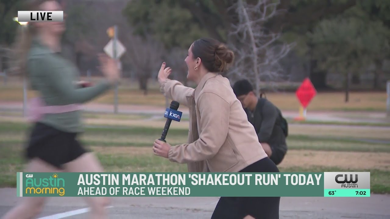 Runners participate in 'Shakeout Run' ahead of Austin marathon