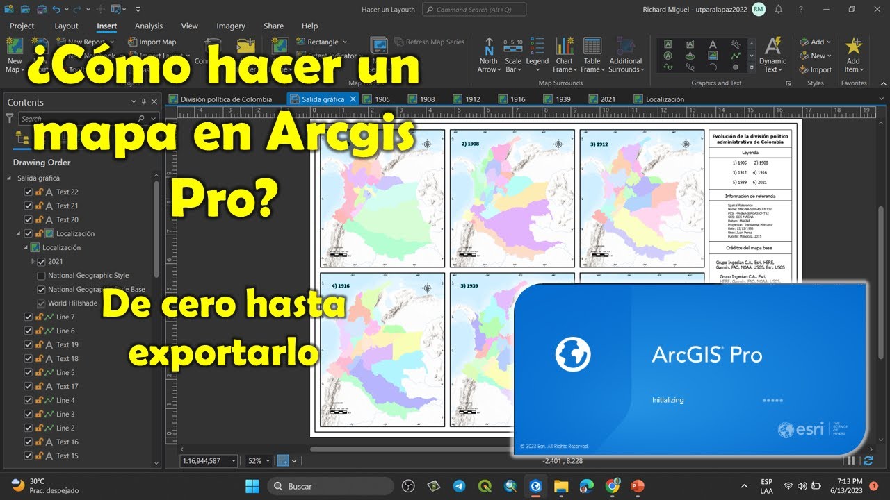 Salida gráfica en Arcgis Pro [De cero hasta exportarlo]