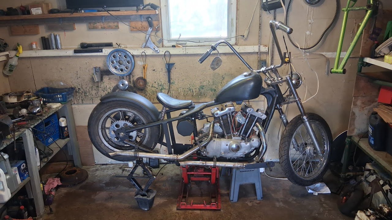 1975 harley ironhead chopper project part 1