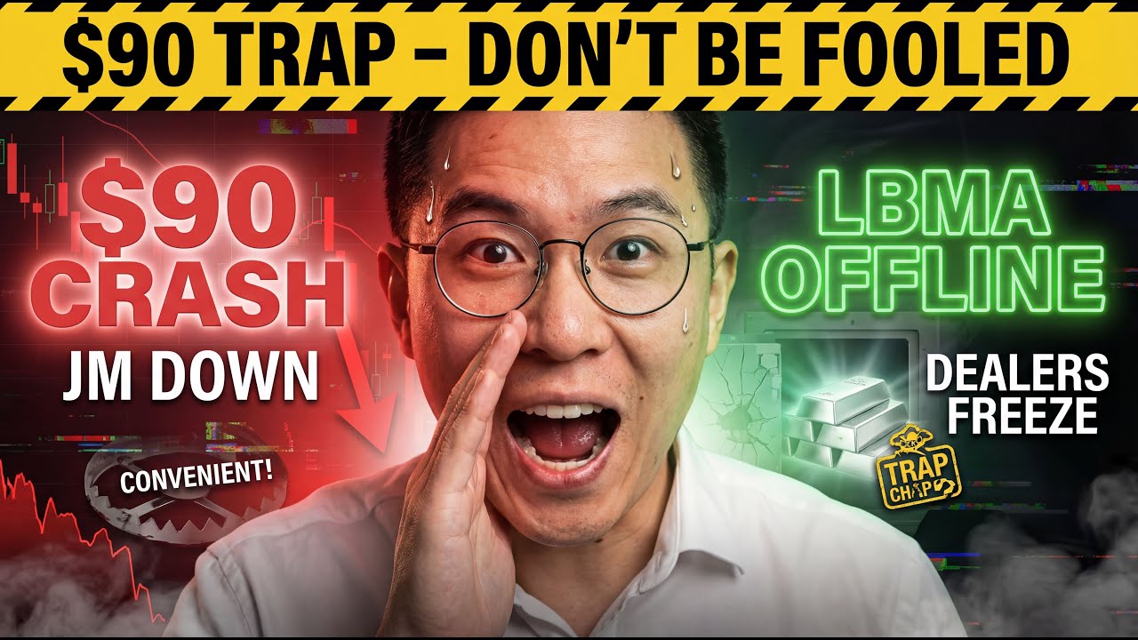 Don’t Be Fooled $90 Silver Trap as LBMA Goes Offline & Dealers Freeze