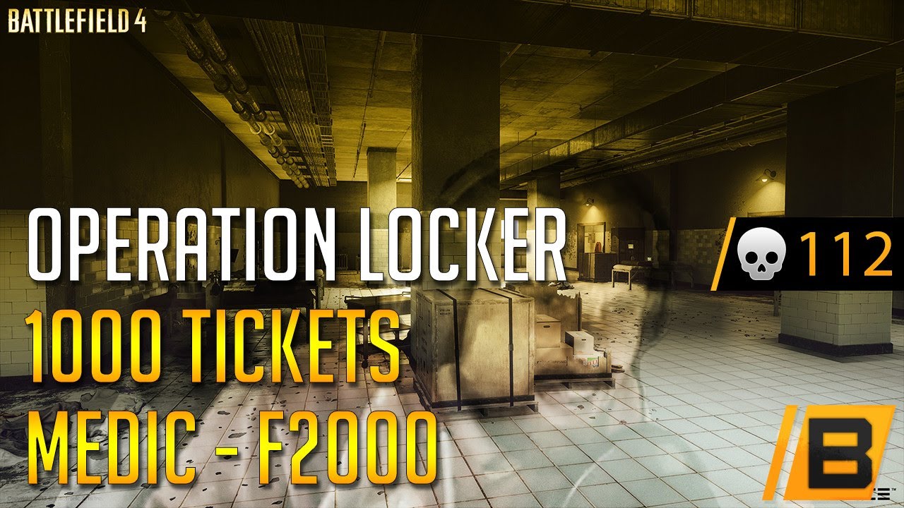 Brekk1e once again on Operation Locker | Medic f2k gameplay | 112 - 20 | 1000 tickets