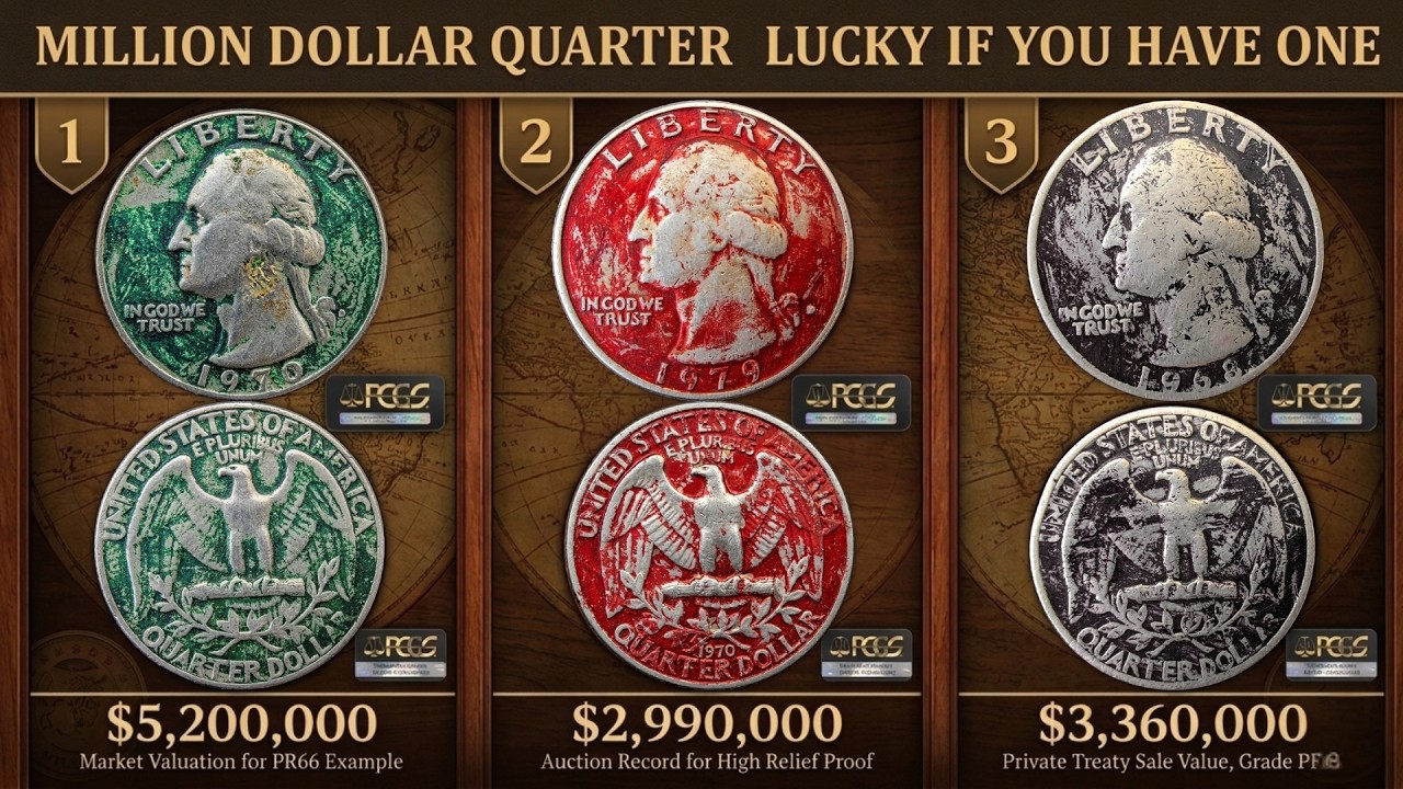 TOP SUPER RARE QUARTER DOLLAR WORTH MILLION ! LUCKY IF YOU HAVE THESE