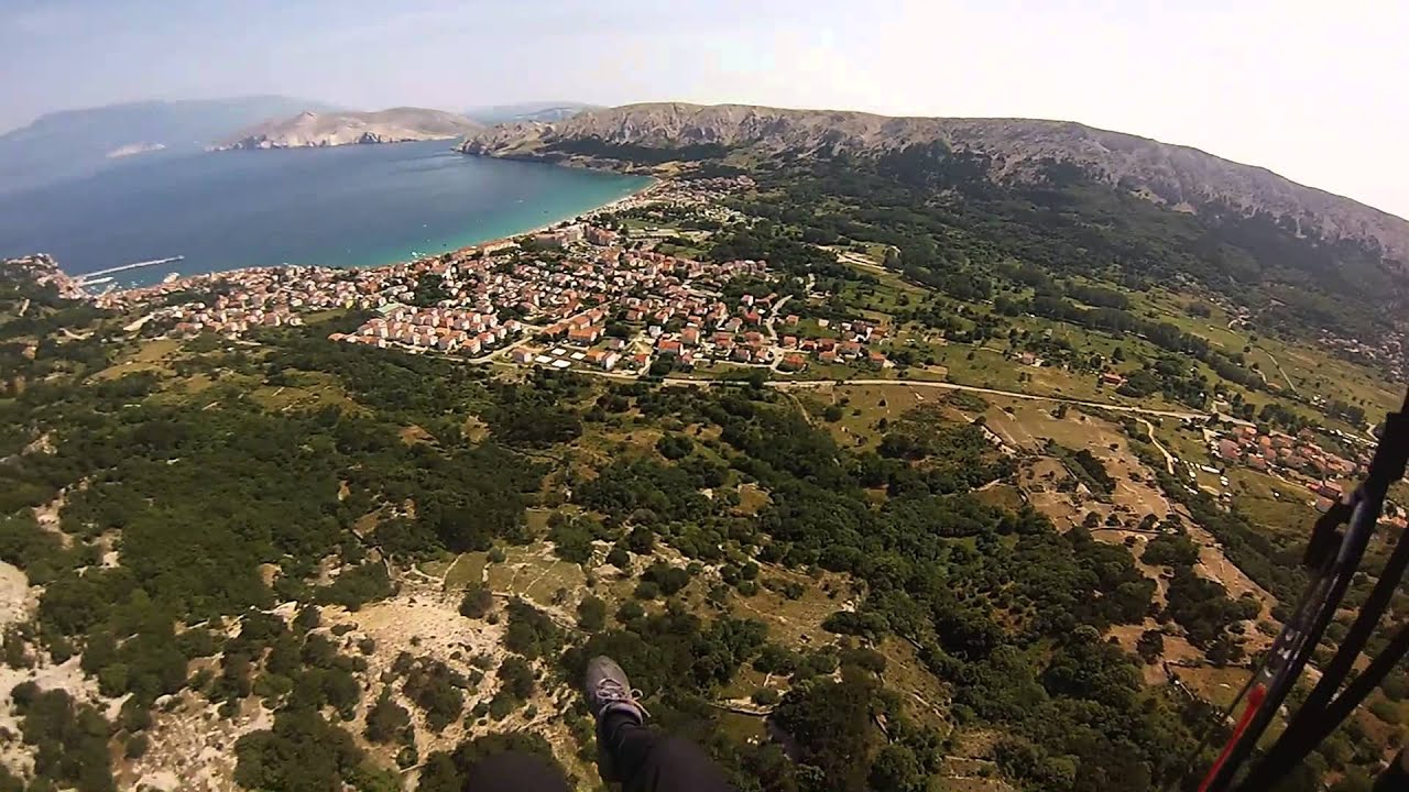 Paragliding Baska Krk Croatia 2014