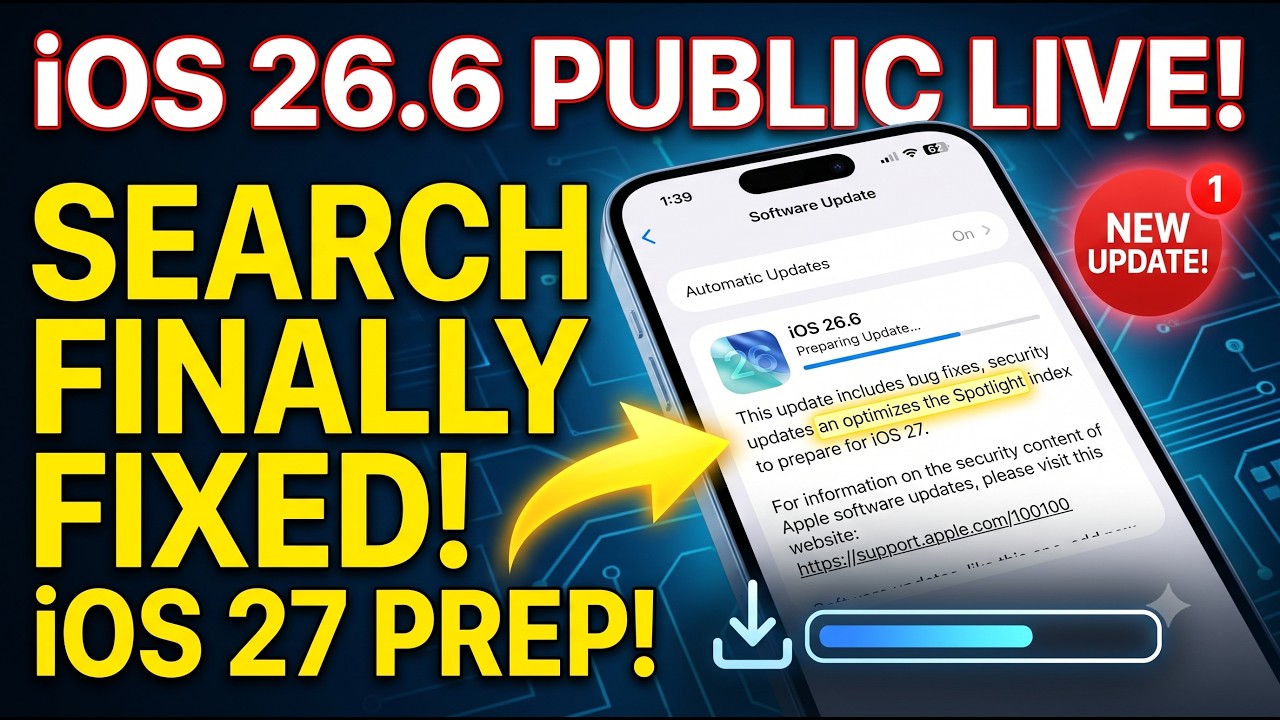 Публичный релиз iOS 26.6 уже здесь! Стоит ли обновляться? Что нового!