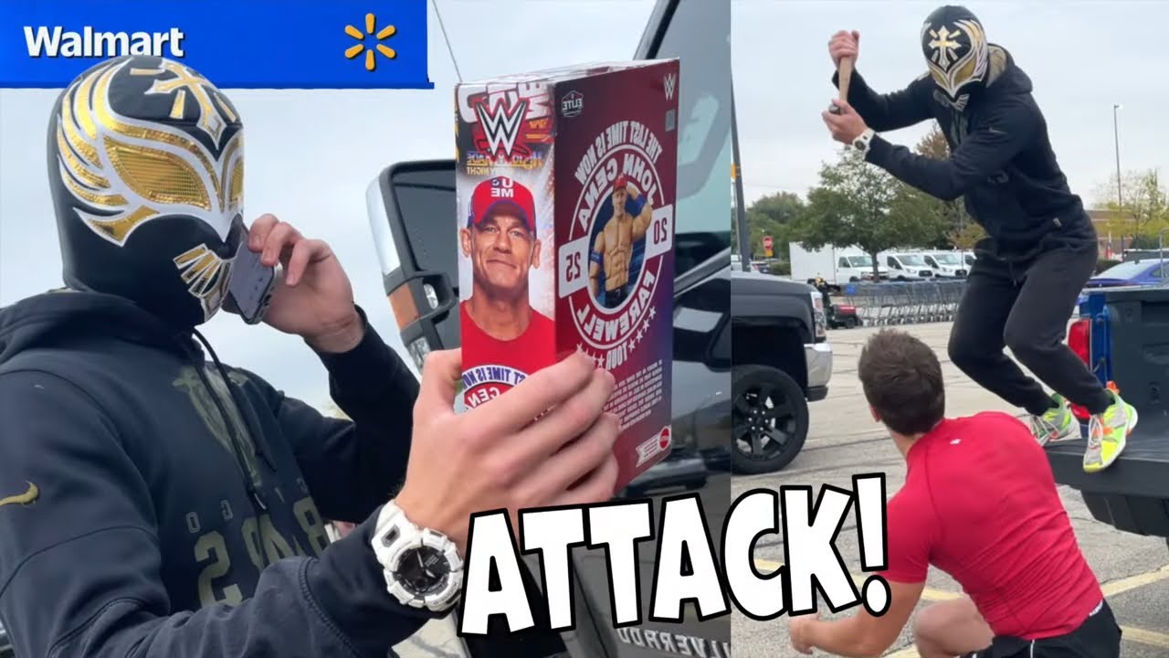 БРЕТТ подвергся нападению во время WWE TOY HUNT!