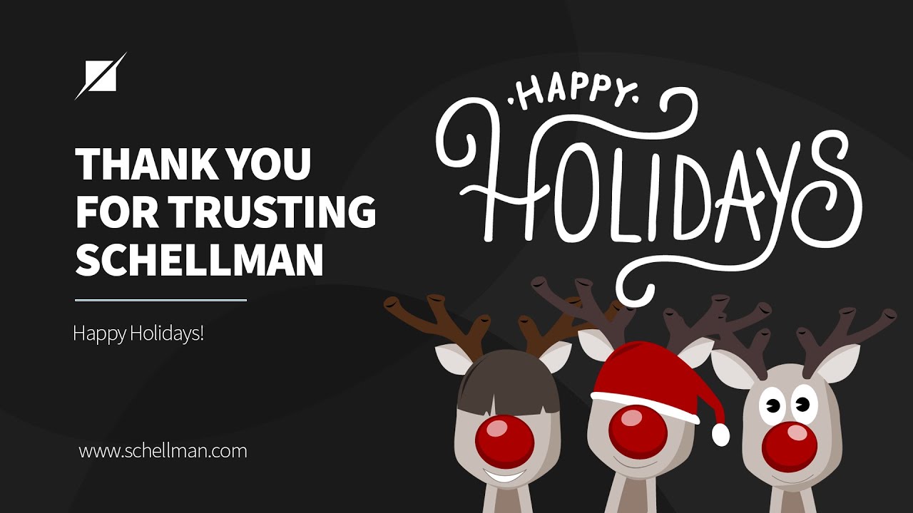 Thank You For Trusting Schellman in 2024 - Happy Holidays!